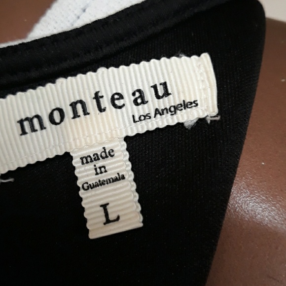 Motneau Contrast Stripes Fit & Flare Dress - Picture 4 of 4